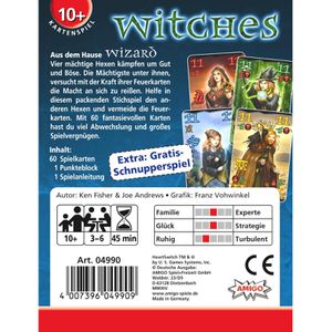 Produktbild für Kartenspiel Amigo 04990, Witches