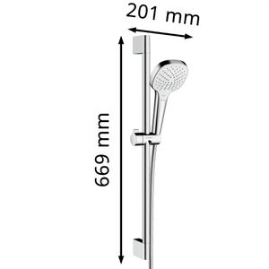Produktbild für Brausegarnitur hansgrohe Croma Select E Vario