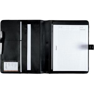 Produktbild für Schreibmappe Alassio 30073, Fano, schwarz, Kunstleder