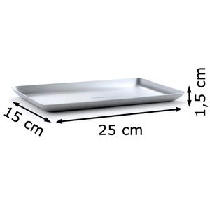 Produktbild für Serviertablett Blomus Basic 63612, eckig, 25x15cm