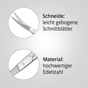 Produktbild für Nagelschere May SC-0009, extra groß, Edelstahl