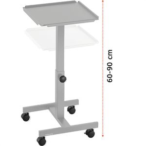 Produktbild für Beamertisch Celexon PT1010G, grau, 10 kg Traglast