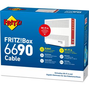 Produktbild für WLAN-Router AVM FRITZ!Box 6690 Cable, 20002965, Kabel