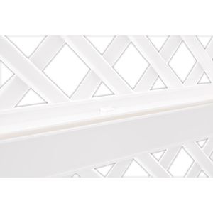 Produktbild für Rankgitter KHW Czardas 47701, weiß