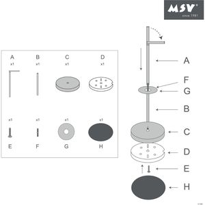 Produktbild für Toilettenpapierhalter MSV 141365