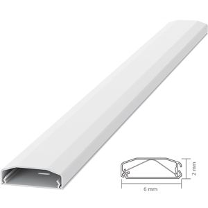 Produktbild für Kabelkanal LogiLink KAB0112, weiß