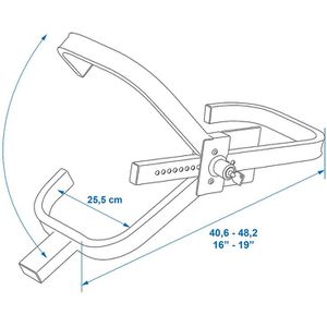 Produktbild für Parkkralle ProPlus 360172V03, 16 - 19 Zoll