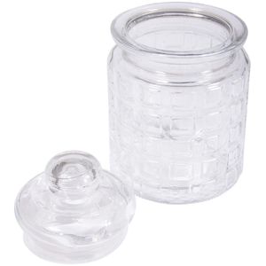 Produktbild für Vorratsglas Rayher 46051000 Karos, mit Glasdeckel