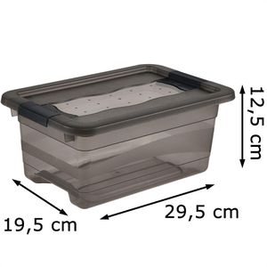 Produktbild für Aufbewahrungsbox Keeeper Kristallbox Cornelia, 4L