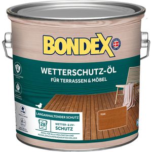 Produktbild für Holzöl Bondex Wetterschutz-Öl, 2,5l