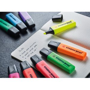 Produktbild für Textmarker Stabilo Boss Original Rundbox, 6 Stück