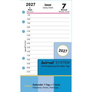 Kalendereinlagen Bind 2603, Medium, Jahr 2027