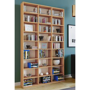 Produktbild für CD-Regal VCM Megosa Maxi, 912422, buche