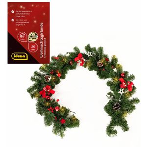 Weihnachtsgirlande Idena 30547, für innen