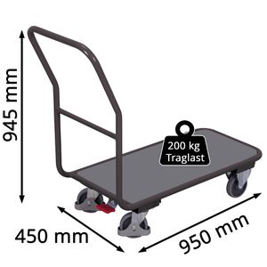 Produktbild für Transportwagen VARIOfit Magazinwagen sw-600.800/AG