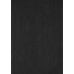 Einbanddeckel GBC LeatherGrain 4400017, schwarz