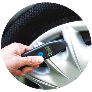 Produktbild für Reifendruckprüfer ProPlus 580212, digital