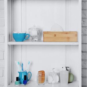 Produktbild für Taschentuchbox Relaxdays 10028811, aus Bambus