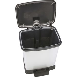 Produktbild für Mülleimer Curver Deco Bin Metallics, silber