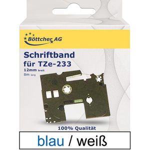 Schriftband Böttcher-AG für Brother TZe-233, 12mm