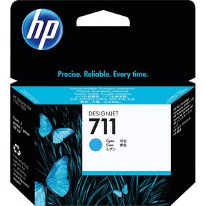 Produktbild für Tinte HP 711, CZ130A cyan