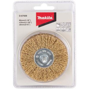 Produktbild für Drahtbürste Makita D-67608, Scheibenbürste Ø 80mm