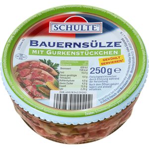 Wurstkonserve Schulte-Wurst Bauernsülze