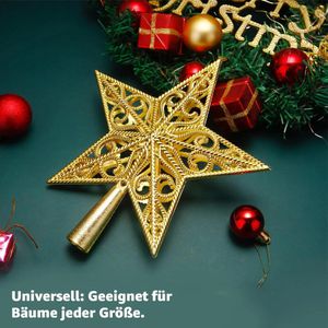Produktbild für Christbaumspitze TK-Gruppe 98404, glänzend, gold