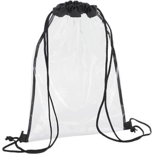 Turnbeutel BagBase BG7, transparent, wasserabweisend