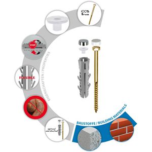Produktbild für Schrauben-Dübel-Set Tox 04510136, Toilet