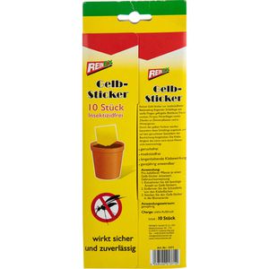 Produktbild für Gelbtafeln Reinex Gelbsticker 1371, 5 x 10 cm, zum Stecken