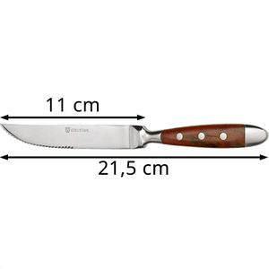 Produktbild für Steakmesser Gräwe Nürnberg braun, 6 Stück