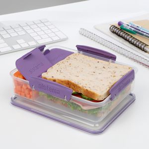 Produktbild für Lunchbox Sistema Snack Attack Duo To Go Kunststoff