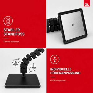 Produktbild für Kabelführung Oskar-Lehmann KUBA Slim Line, zum Anschrauben