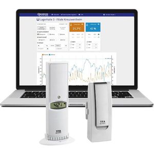 Produktbild für Thermo-Hygrometer TFA 31401202 WeatherHub Observer digital Set
