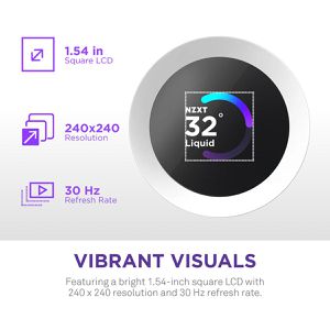 Produktbild für CPU-Kühler NZXT Kraken Plus 360 RGB, RL-KR360-W2, PWM