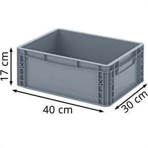 Produktbild für Eurobox AUER EG 43/17 HG, grau, 15 Liter