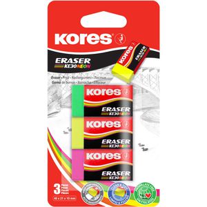 Produktbild für Radiergummi Kores KE-30 Neon, 40313