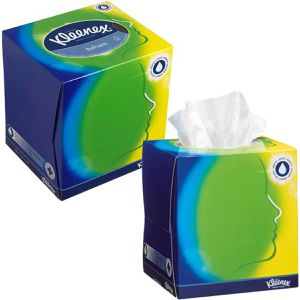 Produktbild für Kosmetiktücher Kleenex Balsam Würfelbox, 8825