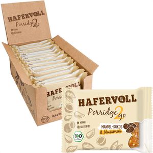 Müsliriegel Hafervoll Porridge2Go Mandel Kokos, BIO