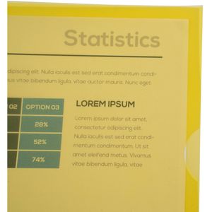 Produktbild für Sichthüllen Exacompta 58529E, gelb, A4