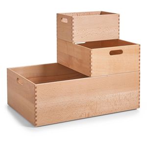 Produktbild für Holzkiste Zeller 13310, Buche lackiert
