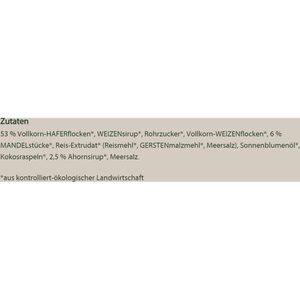 Produktbild für Müsli BioZentrale Crunchy Ahorn Mandel, BIO