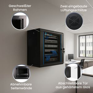 Produktbild für Netzwerkschrank Extralink Standard, EX.7232, 19 Zoll