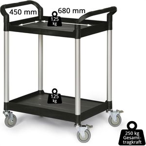 Produktbild für Tischwagen Matador HX-808E, aus Kunststoff