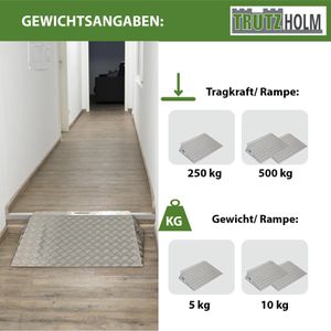 Produktbild für Auffahrrampe Trutzholm 35859, Türschwellenrampe