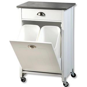 Küchenwagen Kesper 25527, weiß / dunkelgrau