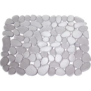 iDesign Spülbeckeneinlage Pebblz, Kunststoff, eckig, grau, 26,7 x 31,1 cm