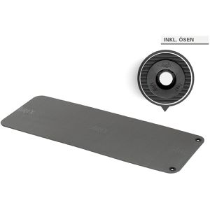 Produktbild für Yogamatte Airex Fitline, mit Ösen, schiefer, 1 cm stark
