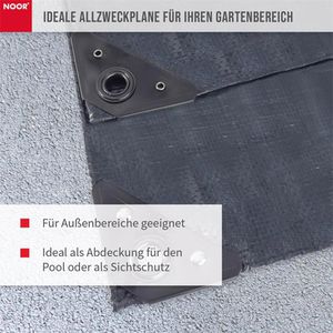 Produktbild für Abdeckplane NOOR Profi, anthrazit